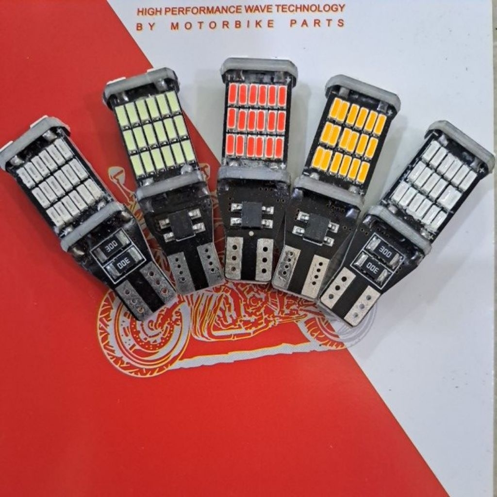 LAMPU T10 LED SEN DAJJAL 45 KOTAK KECIL UNIVERSAL