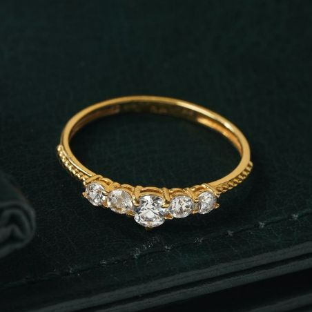 Cincin Emas 8K size 18 Model AD 5 Yellow Gold 00029904