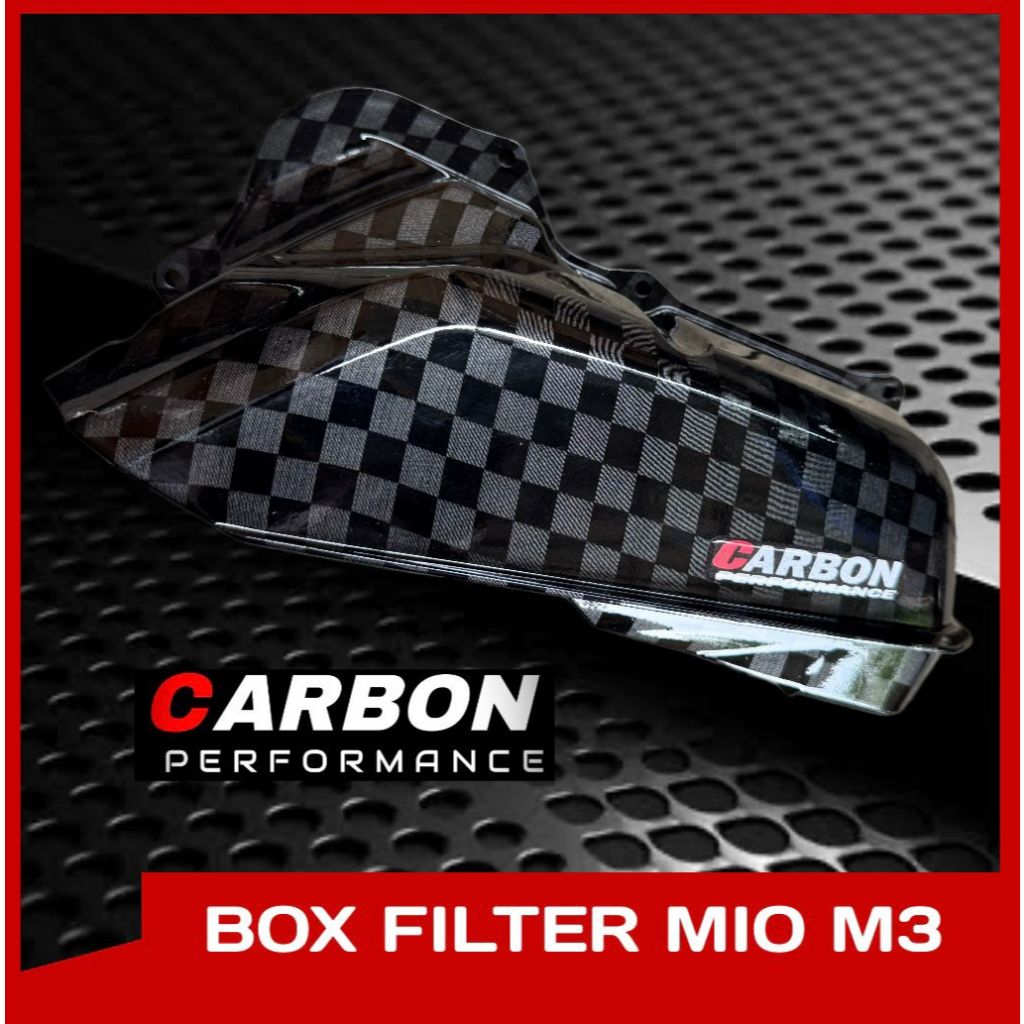 TUTUP FILTER MIO M3 125 CARBON CATUR BOX FILTER MIO M3 SOUL GT 125 XRIDE 125 FINO 125 CARBON PERFORM