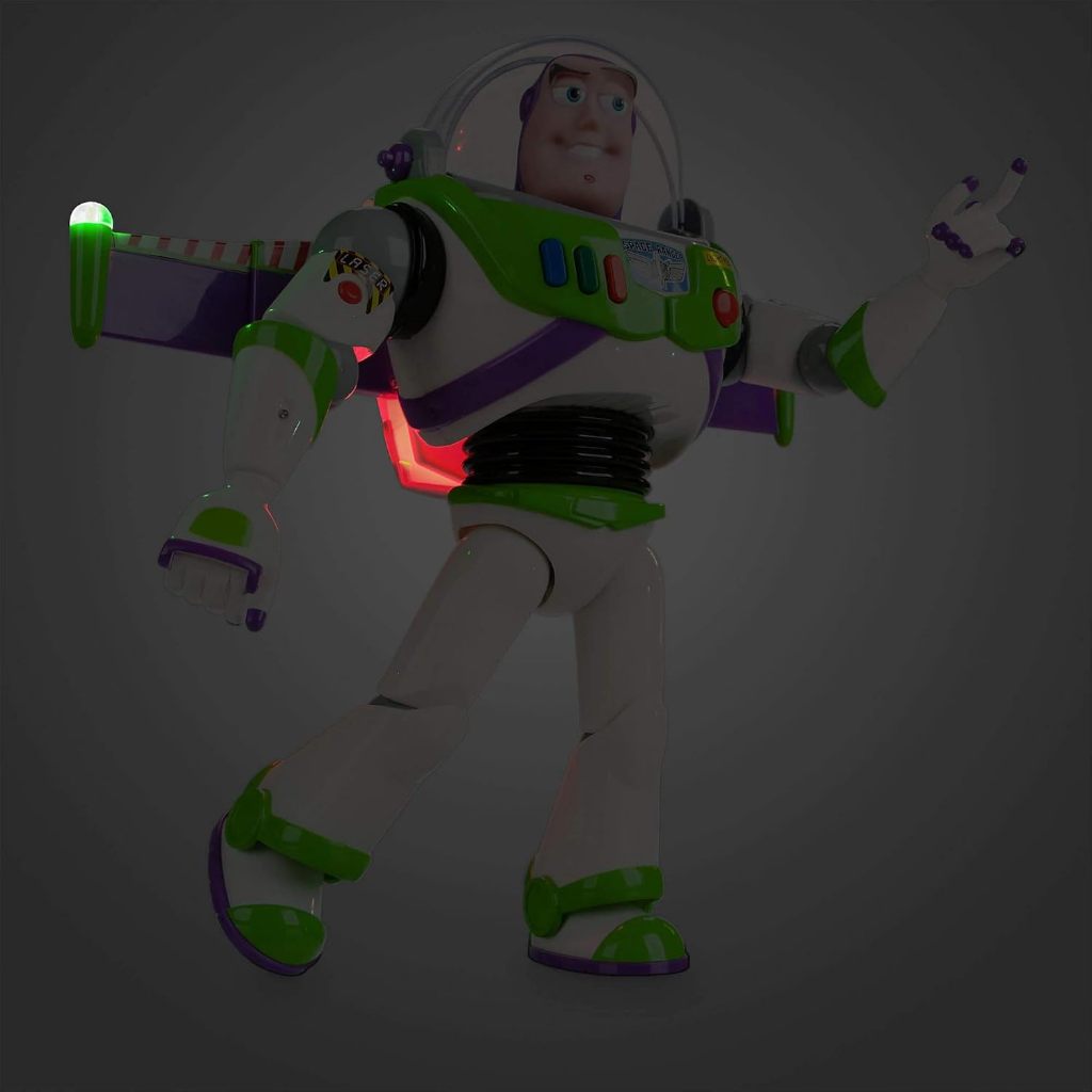 Disney Store Official Buzz Lightyear Interactive Talking Action Figure From Toy Story Features 10+