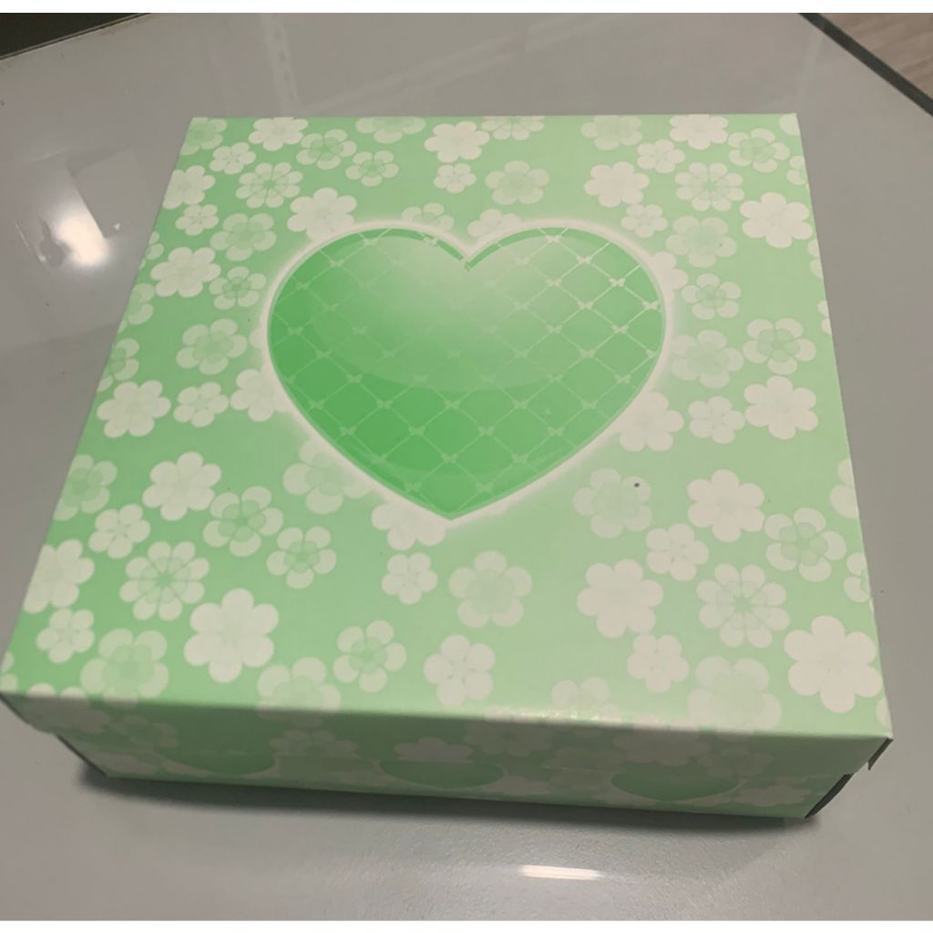(Cuci Gudang) Dus Motif Ukuran 22 Motif Hati Makanan 22cm x 22cm x 8cm Duplex Coated Roti Box Berkat