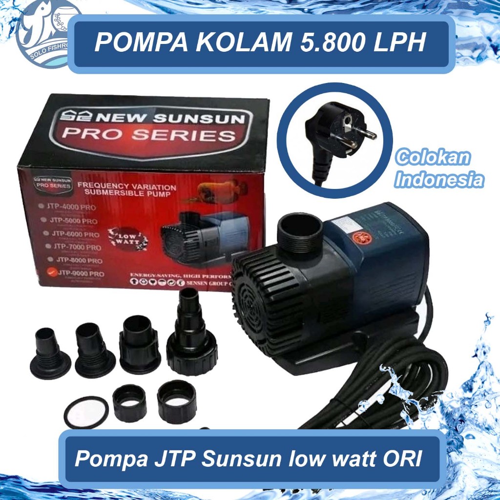 Sunsun JTP 5800 Series JTP5800 Pompa Kolam Ikan Koi Pompa Aquarium ORIGINAL BEST SELLER
