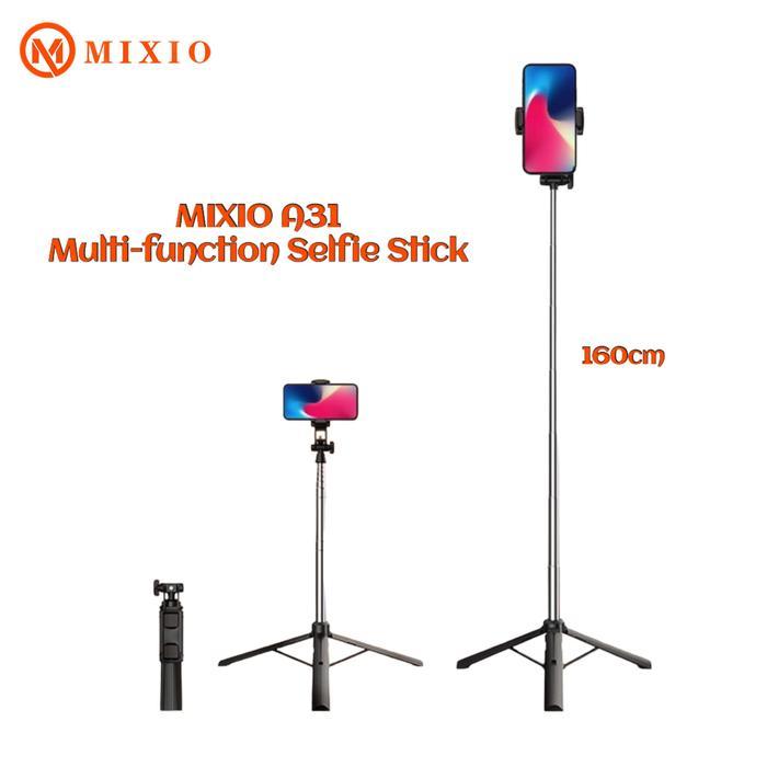 Diskon! Mixio A61L 170Cm Tongsis Bluetooth Remote Selfie Stick Tripod