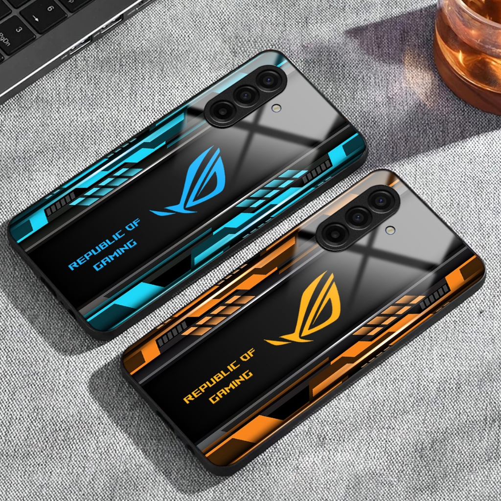 Softcase Kaca Samsung A17 TERBARU A13 A14 A15 A16 Case Kilau - Softcase Plat - Casing Custom Samsung