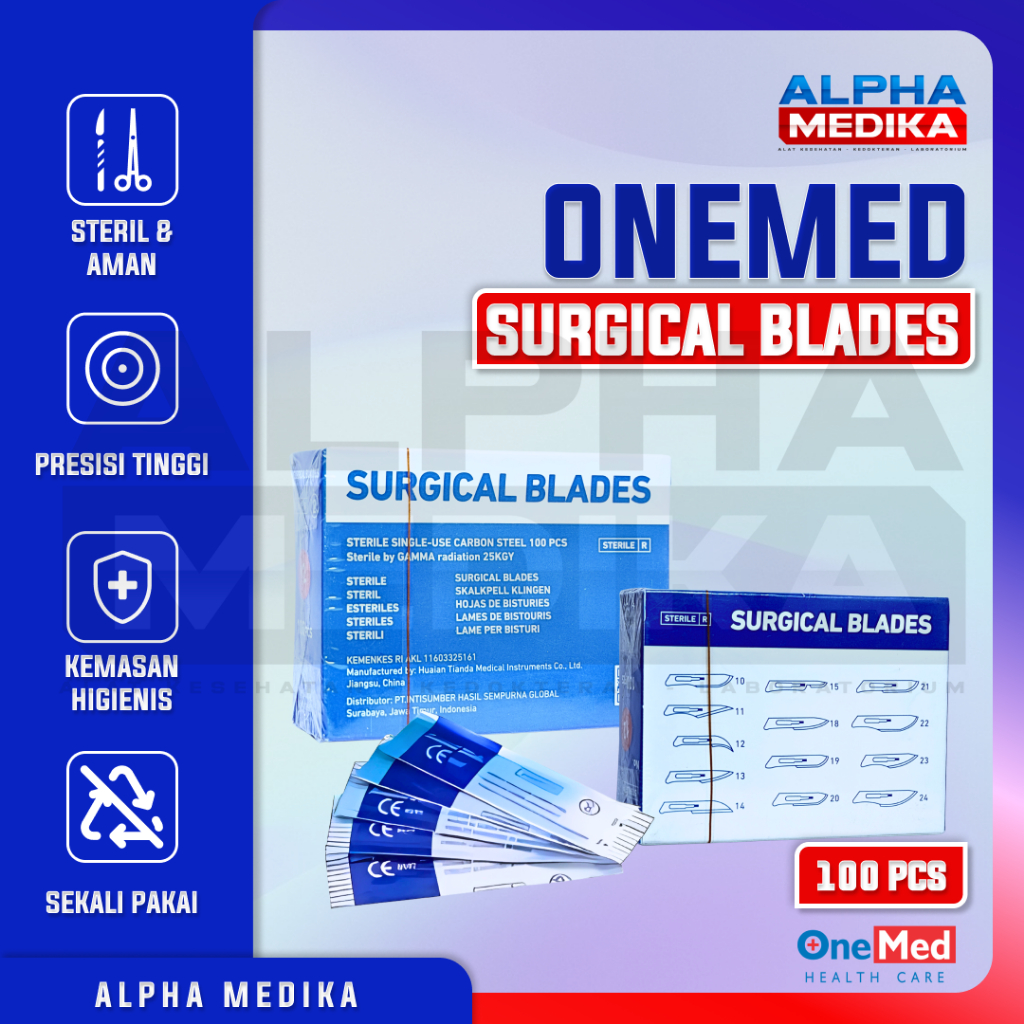 ONEMED - Bisturi Onemed / Onemed Surgical Blade / Pisau Bedah Medis