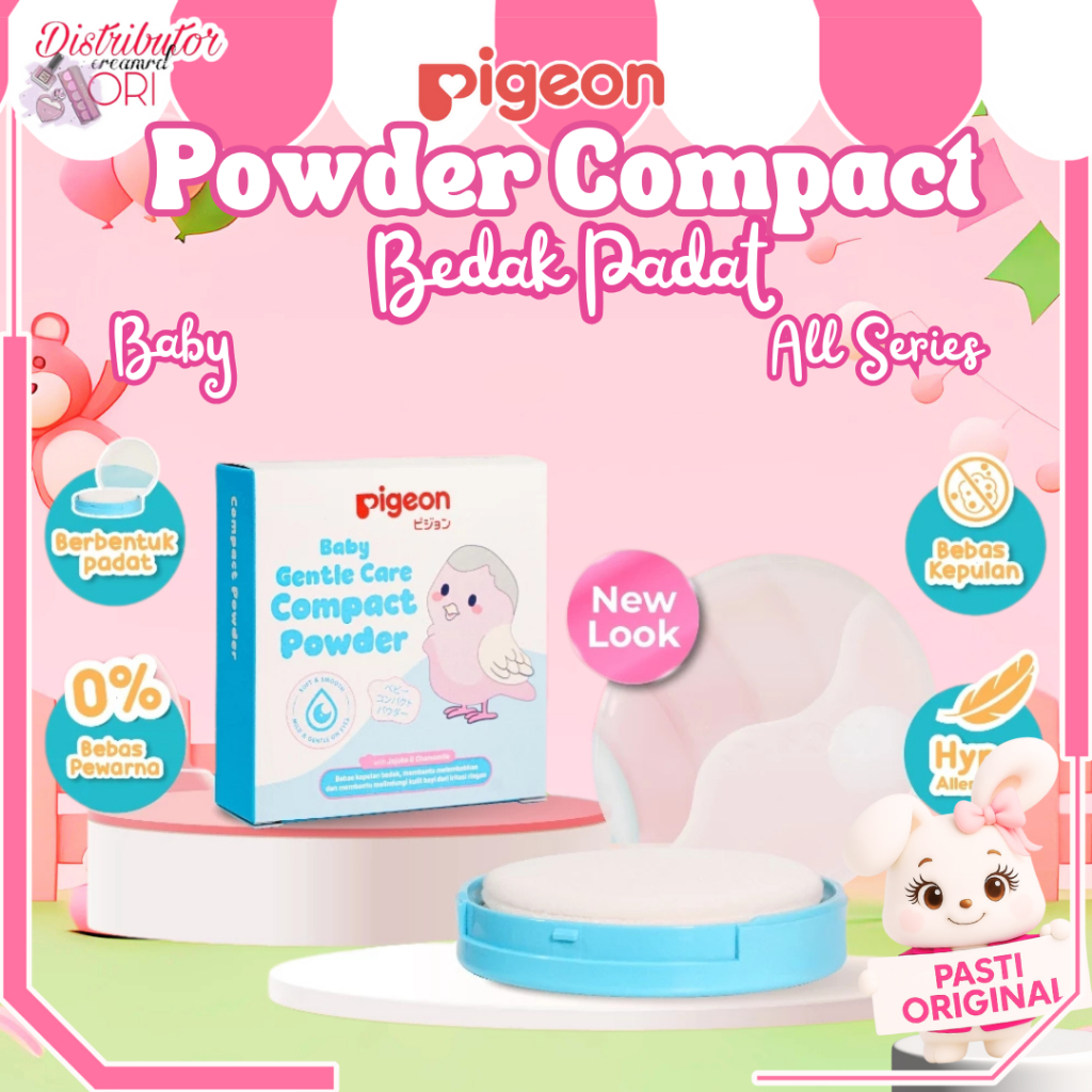 Pigeon baby powder compact Bedak Padat Bayi | ORIGINAL |BPOM