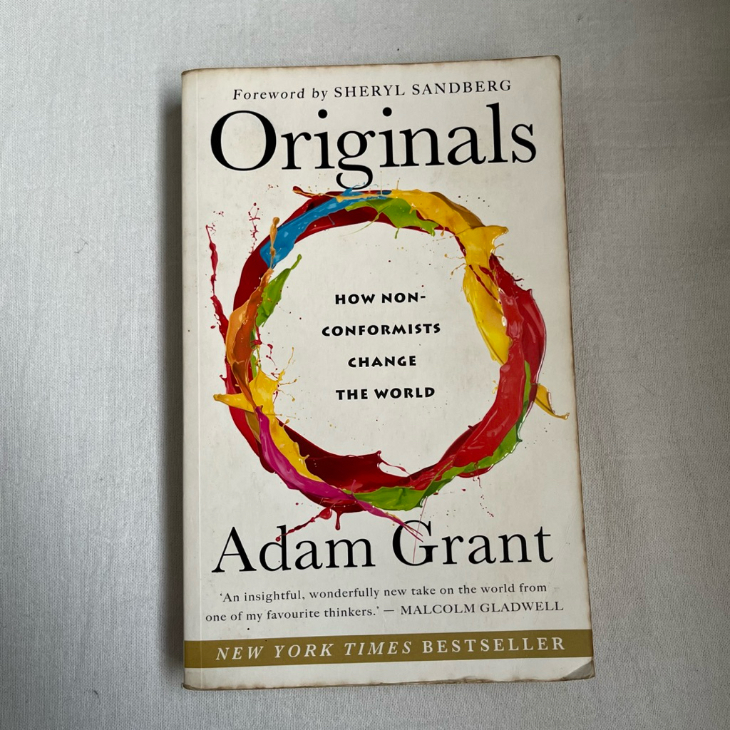 Originals: How Non-Conformists Move the World by Adam Grant | buku import preloved novel bahasa ingg