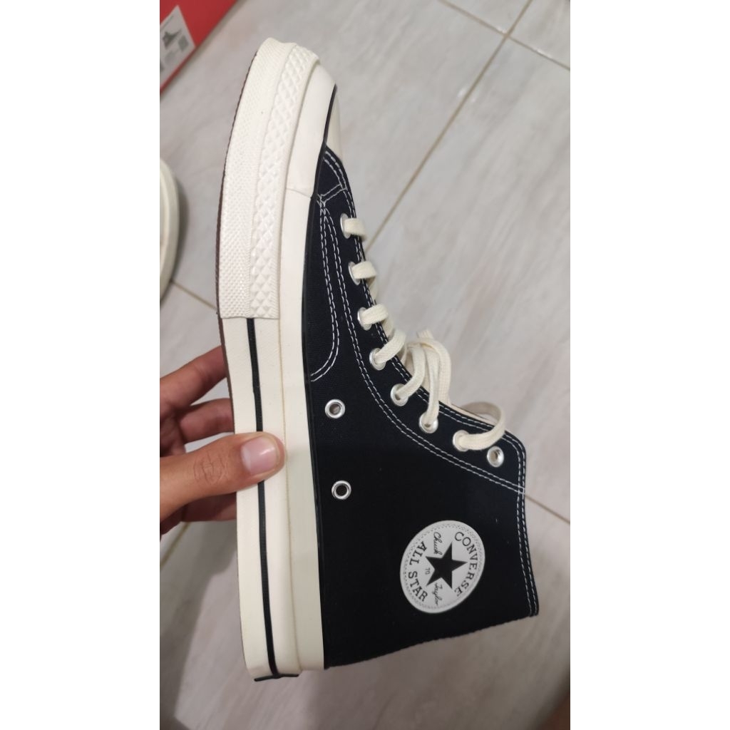 Converse 70s high black white resmi PT MAP