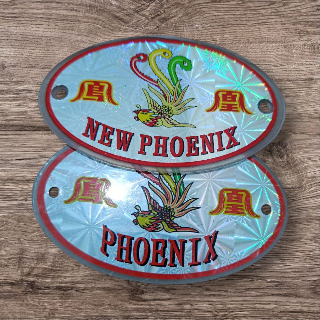 plat logo depan keranjang sepeda new phoenix/ phoenix RRT