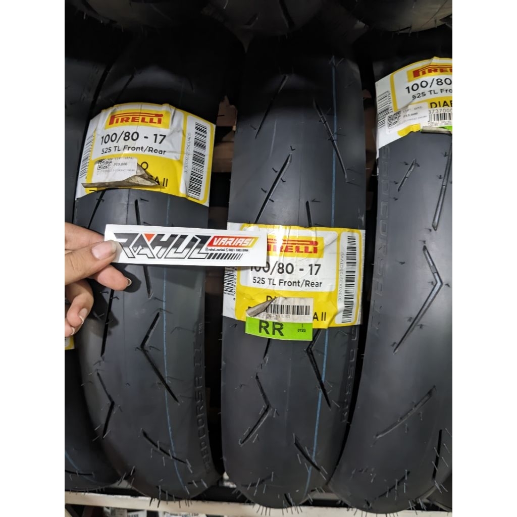 BAN PIRELLI CORSA II 100/80 RING 17 BAN ORIGINAL PIRELLI CORSA II ORIGINAL