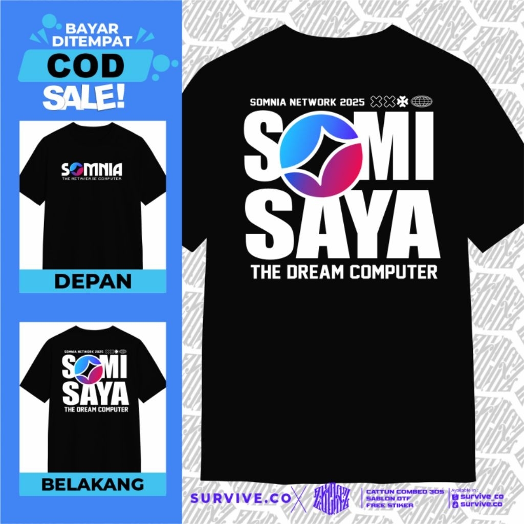 Kaos Airdrop Somnia Somi Saya