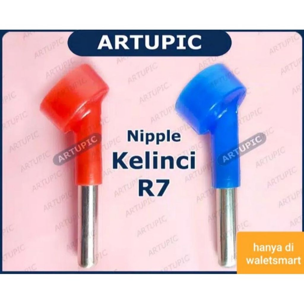 Nipel R7 Gotri ARTUPIC FULL STAINLESS Dot Minum Kelinci Hamster Marmut Tupai Burung Mini Landak