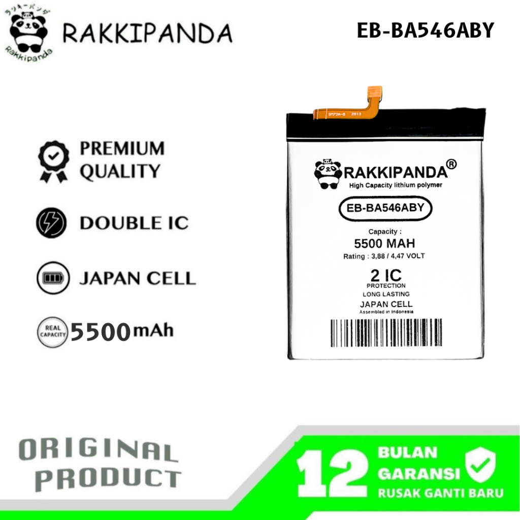RakkiPanda - EB-BA546ABY Samsung A25 5G / A35 5G / A54 5G / A34 5G Batre Batrai Baterai