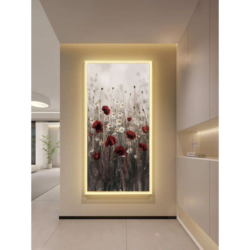 Wallpaper Dinding Bunga Kehidupan | Bahan Kertas Vinyl