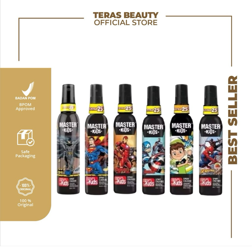 MASTER KIDS-Master Kids Spray Cologne Parfum Superhero anak 100 ml