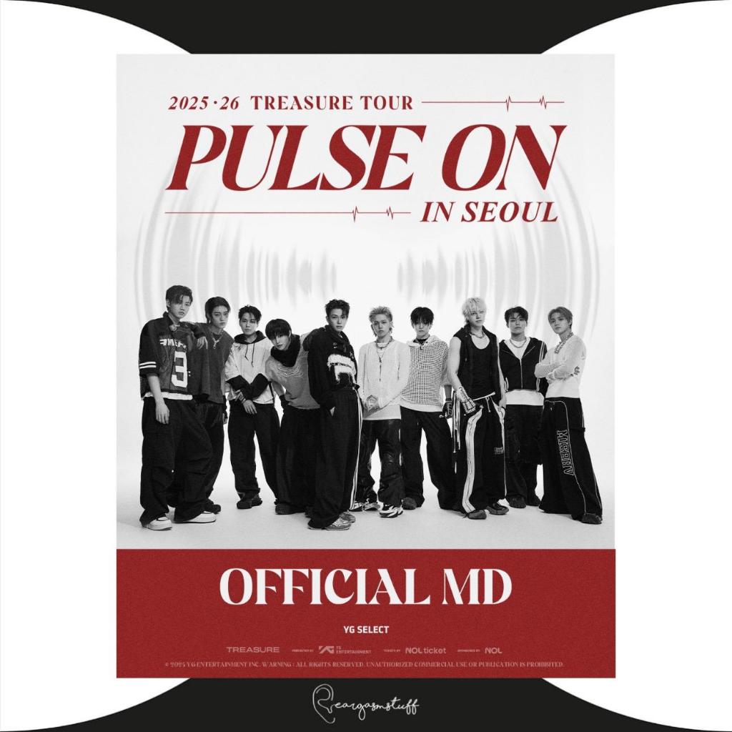 TREASURE TOUR PULSE ON IN SEOUL OFFICIAL MERCHANDISE / MERCH / MD