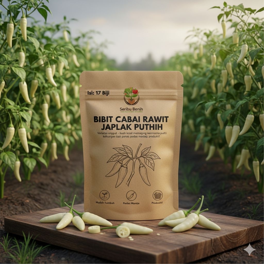 Bibit Cabai Japlak Putih/Bibit Cabe/Bibit Lombok