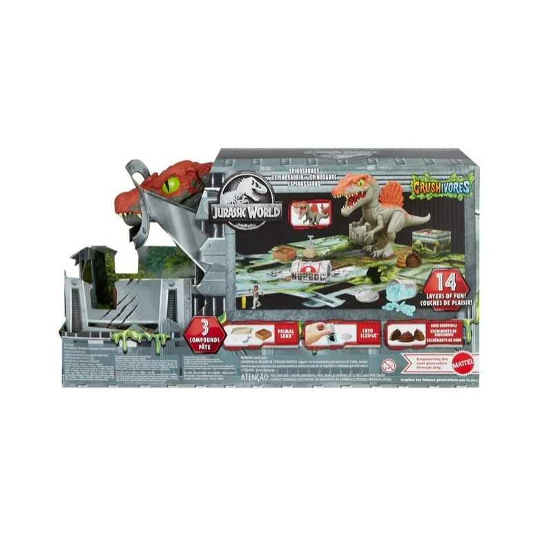 Mattel Collectible Child Spinosaurus Action Figures, Jurassic World