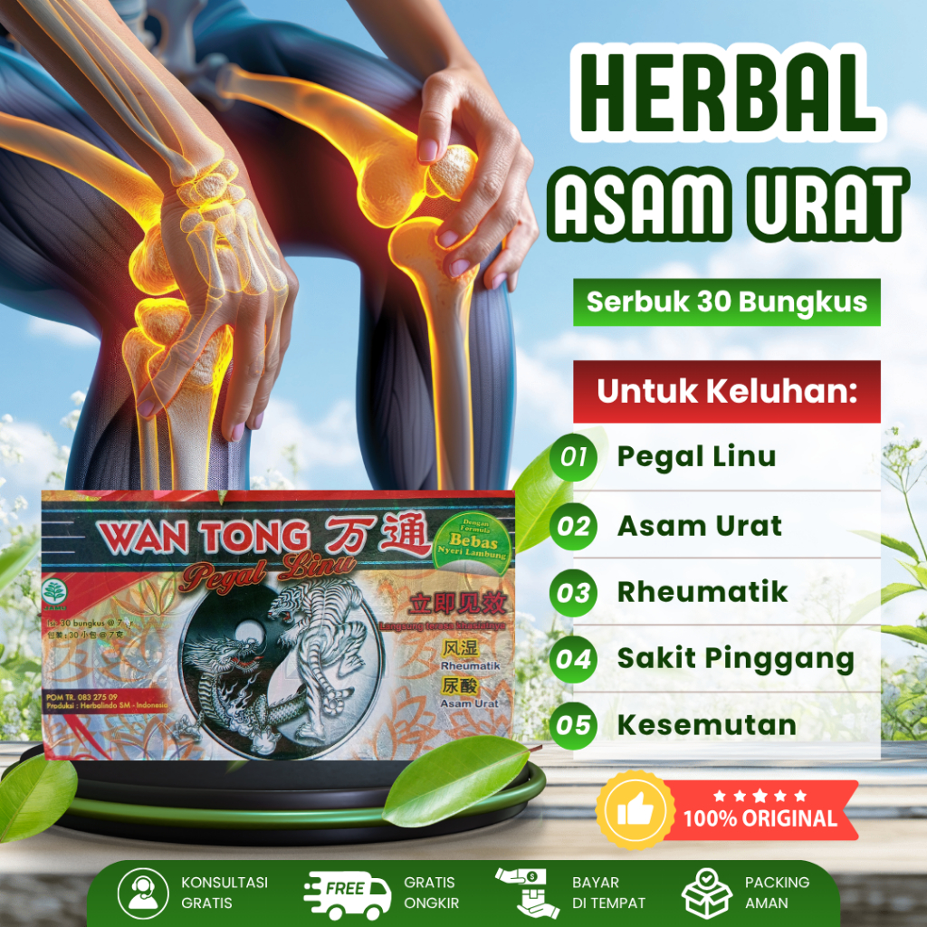 Jamu Herbal WanTongKapsul Untuk Membantu Meredakan Pegal Linu