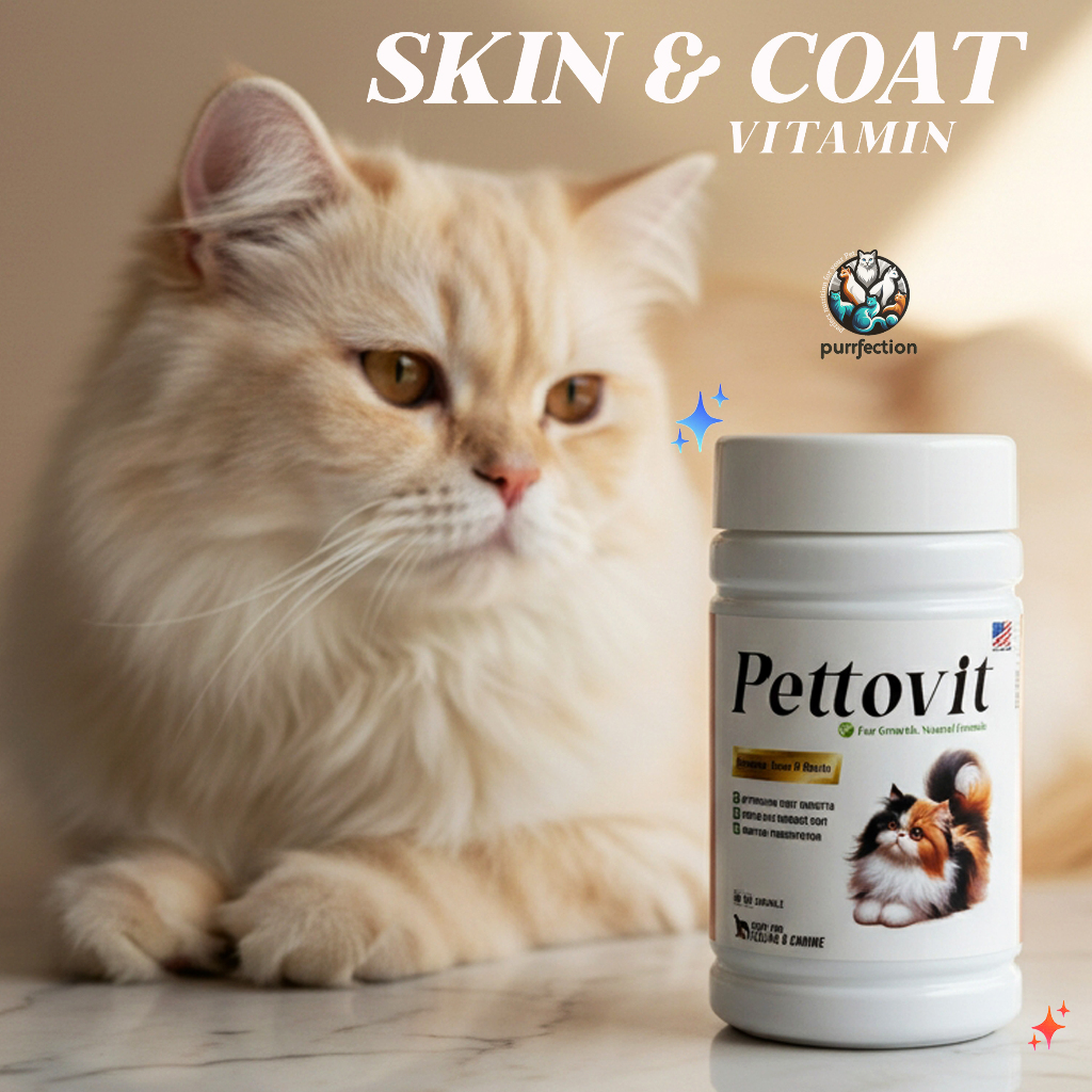 Vitamin BULU kucing PettoVit