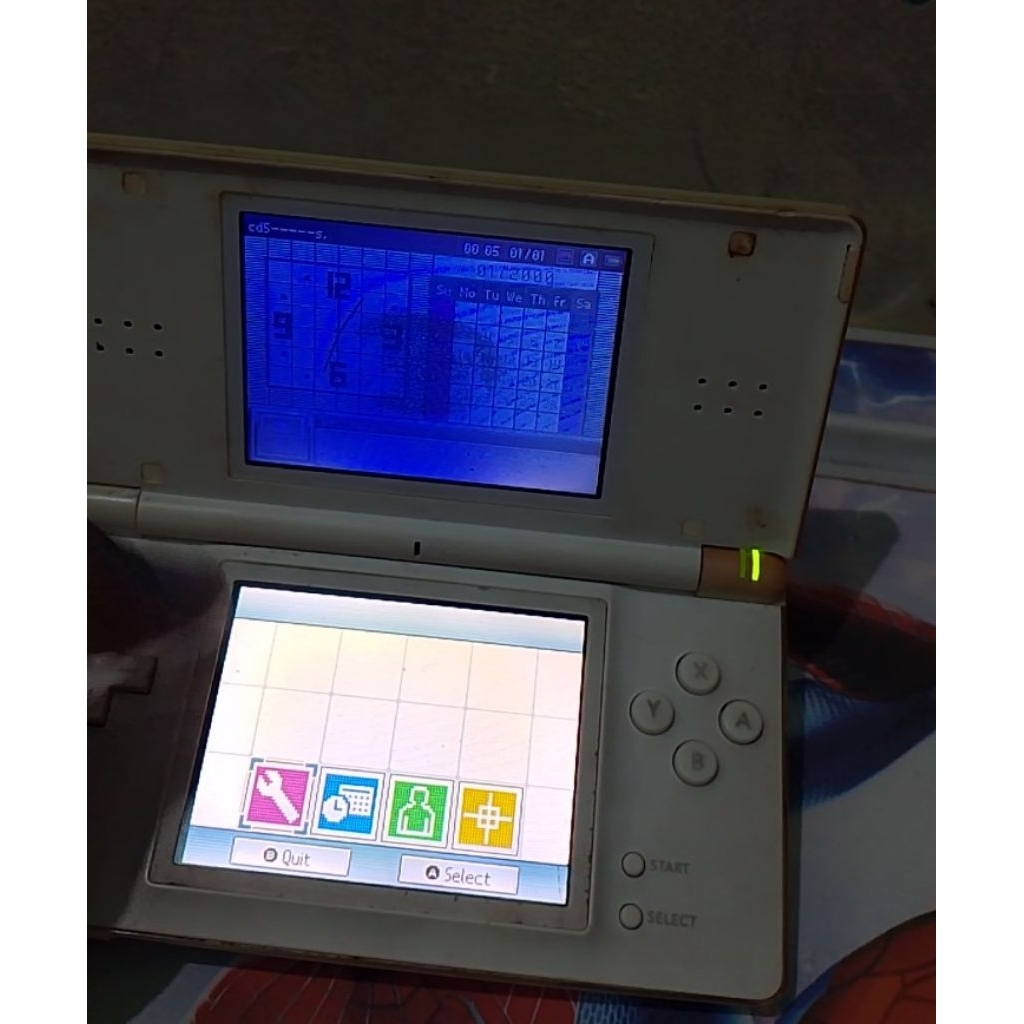 NDS lite second nyala minus layar biru