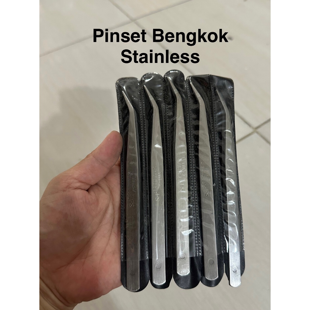 PINSET Benang Stainless PINSET Bengkok Pinset serbaguna