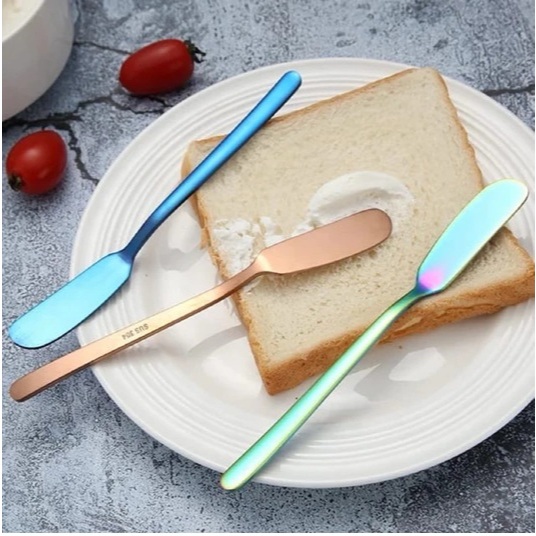 YTB Pisau Selai / Pisau Butter Roti Stainless Steel Premium / Pisau Oles Mentega Selai / Butter Crea
