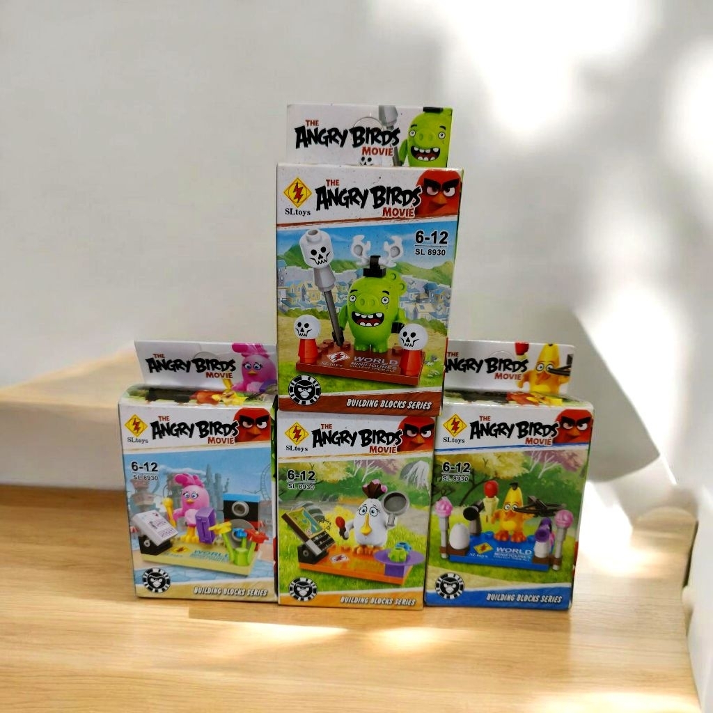 For Sale New BIB Set Building Blocs Series The Angry Birds Movie Brand SL Toys- Jual Obral Take All 