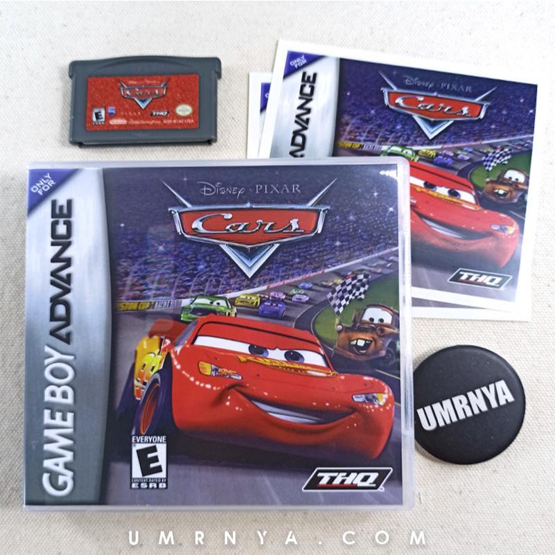 Kaset Original Disney Pixar Cars Car Nintendo Gameboy GBA SP Game boy