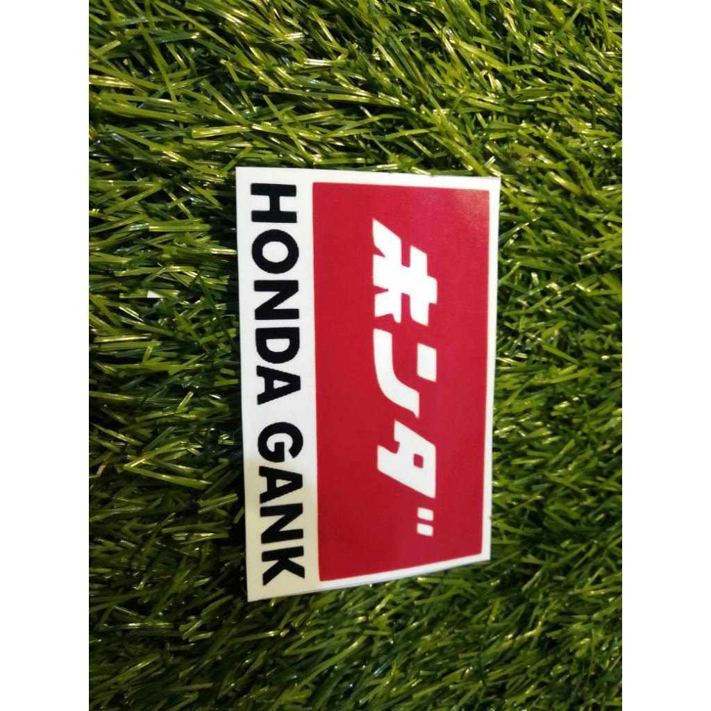 stiker vinyl honda gank
