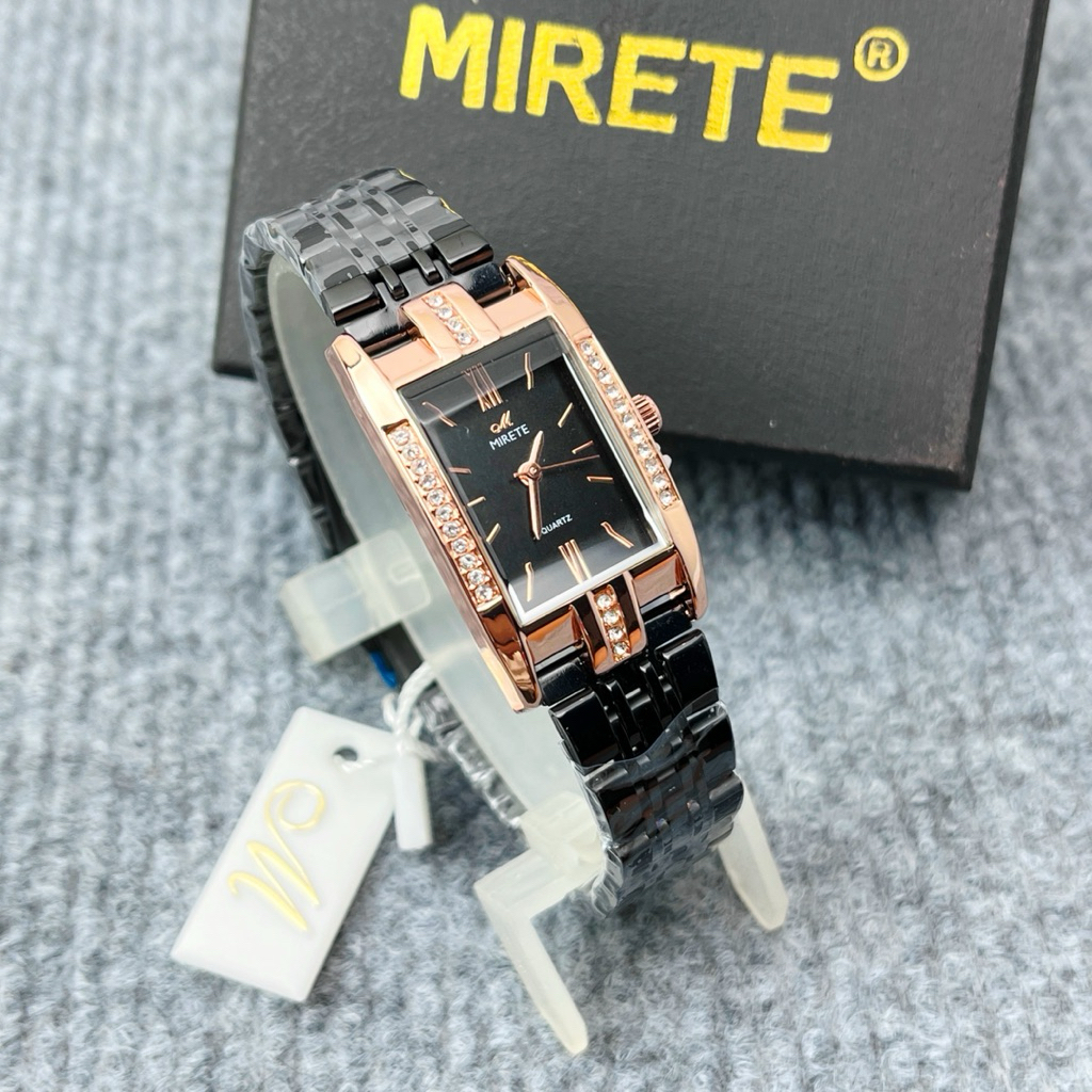 Jam Tangan Wanita Mirete M315 Quartz Elegan Mewah Fashion Waterproof Anti Air