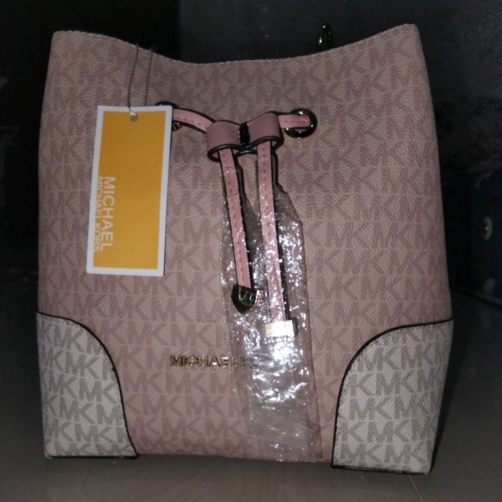 SALE Tas  Sling MK Bucket Ember Serut Pink Import