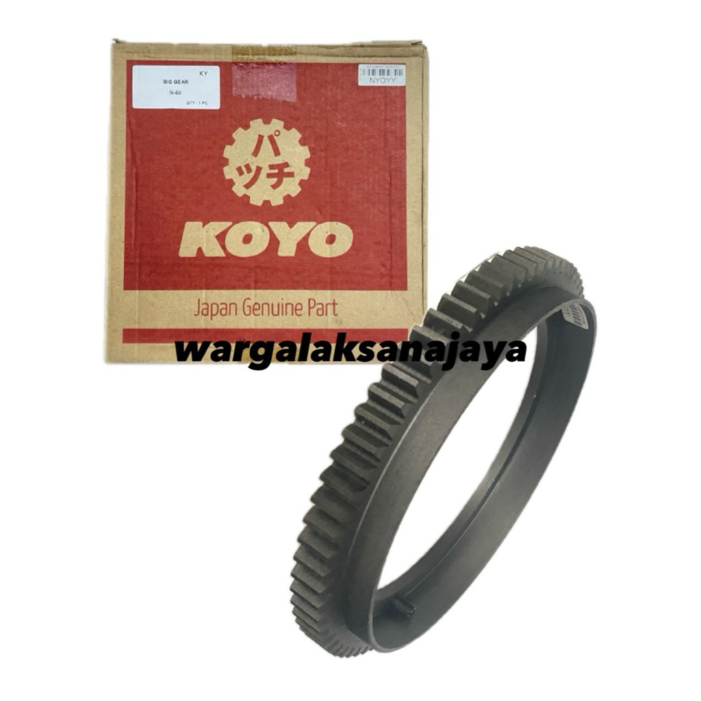 N50 Big Gear 64T Gigi Besar Poliser Mesin Penggilingan Padi [Koyo]