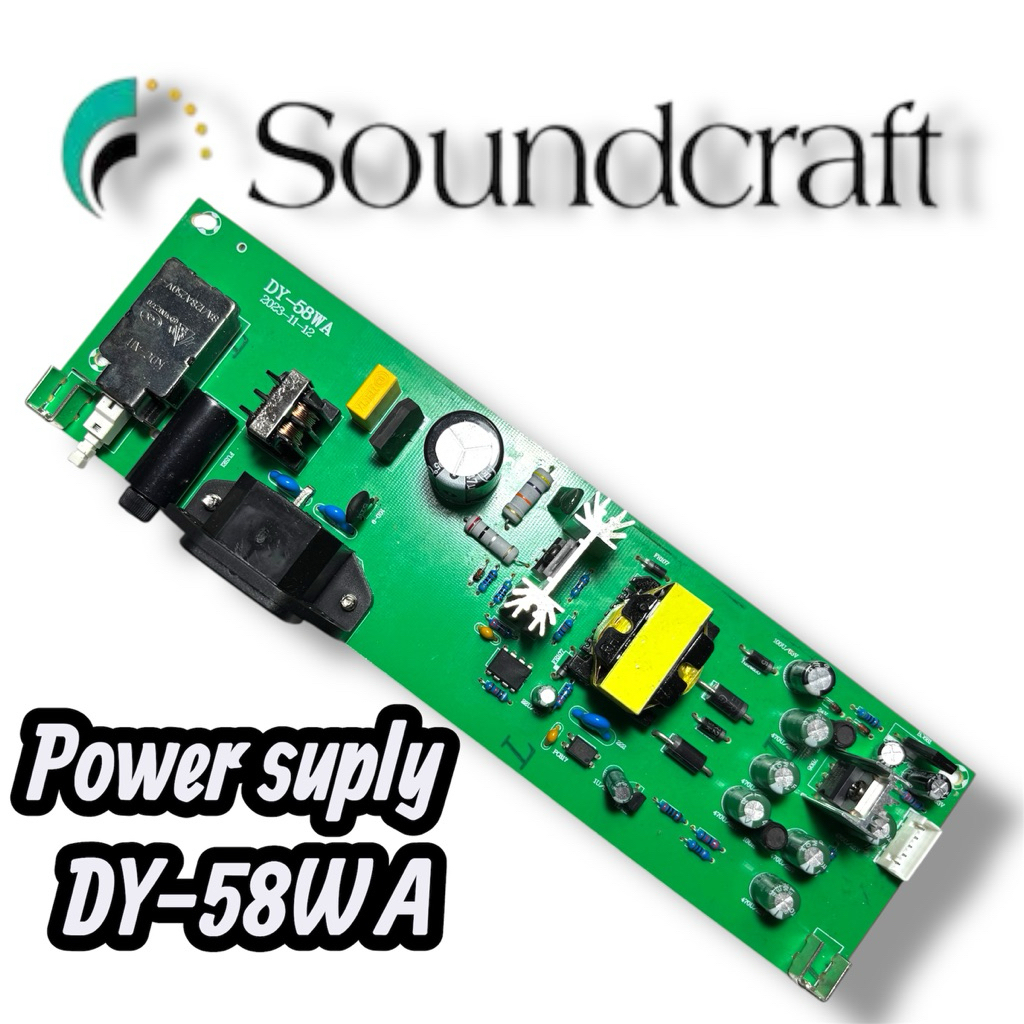 POWER SUPLAY suplai mixer SOUNDCRAFT DY-58 WA UNTUK TYPE EFX-8 EFX-12 EFX-50