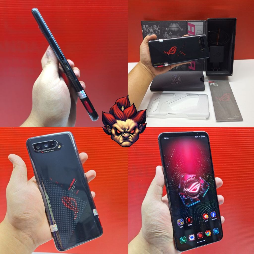 ASUS ROG PHONE 5S 8/128GB FULLSET RESMI NO MINUS