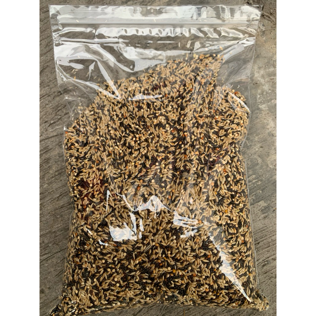 Pakan Kenari Mix Premium Khusus Kenari Finch Blackthroat Yorkshire Redsiskin 1kg
