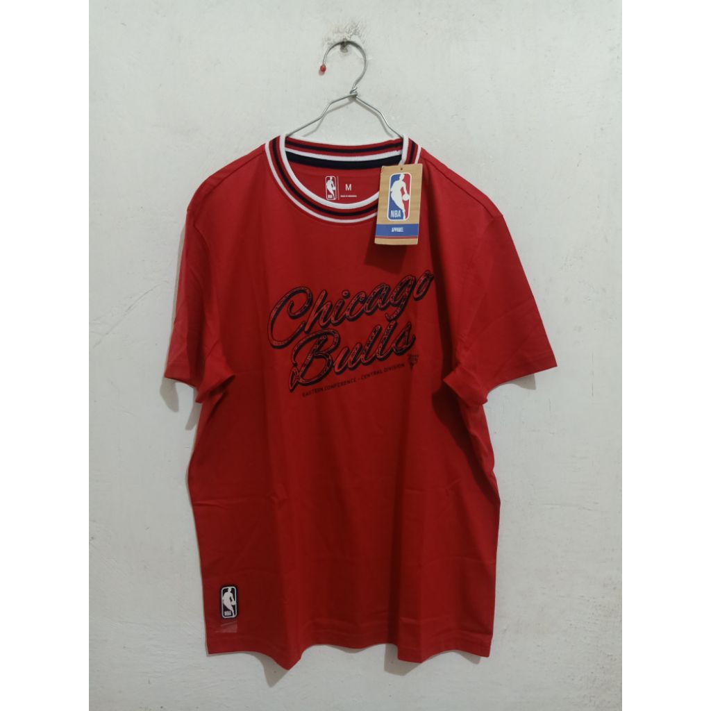 Kaos T-Shirts NBA Chicago Bulls Original