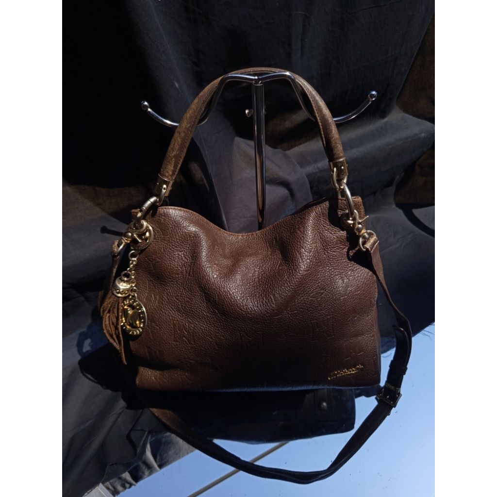Tas Hobo Vintage Metrocity Kulit Asli second ori