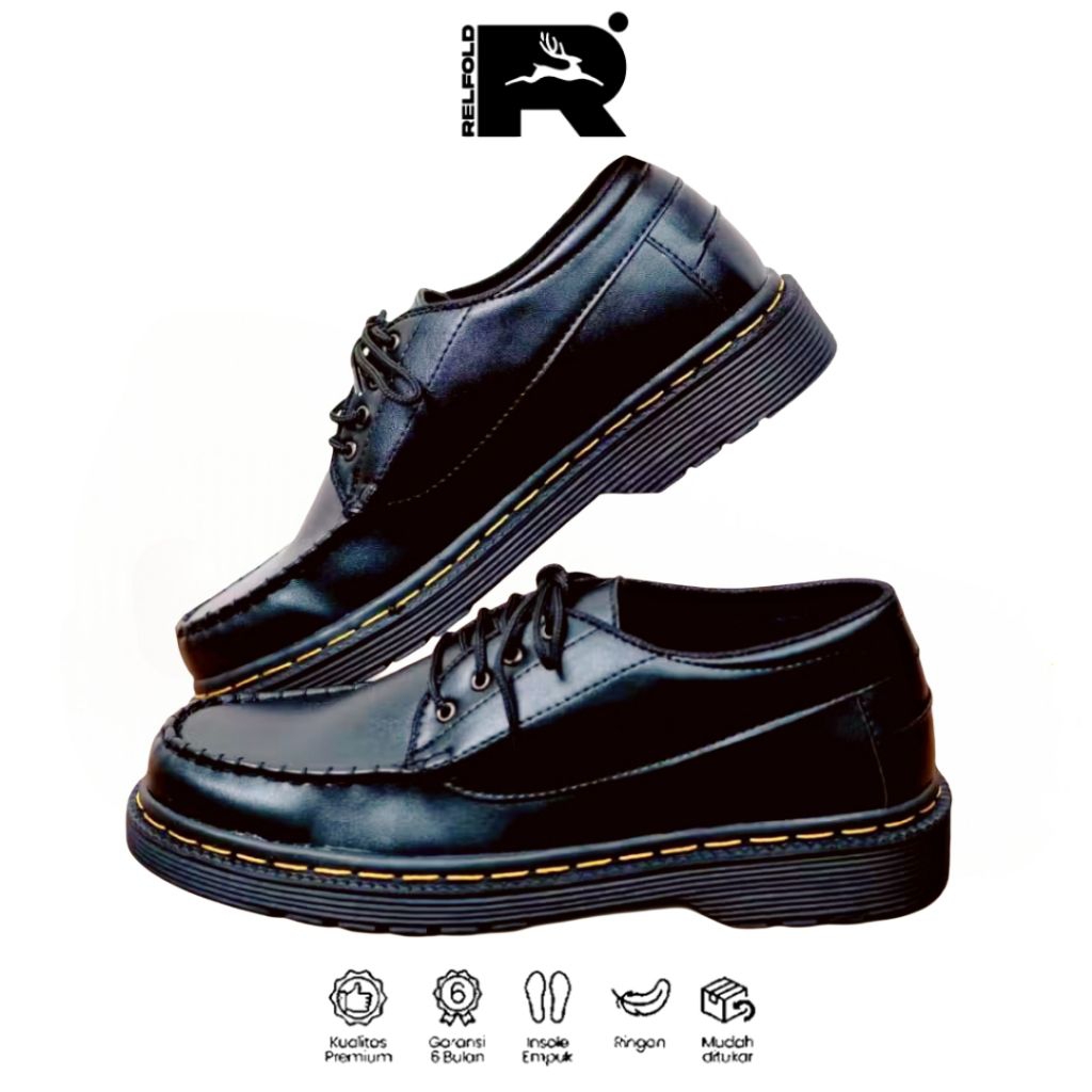 Sepatu Pria Kulit Casual Formal Kantor Kerja Pansus RLFD