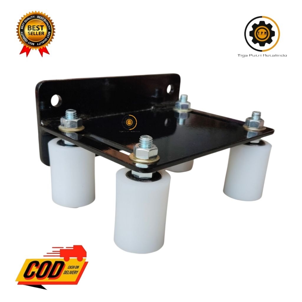 Bracket roller pagar dudukan roda atas pagar penuntun pintu pagar