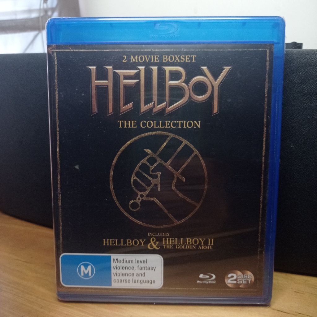 Blu-ray bluray bd original hellboy collection 2 movie boxset