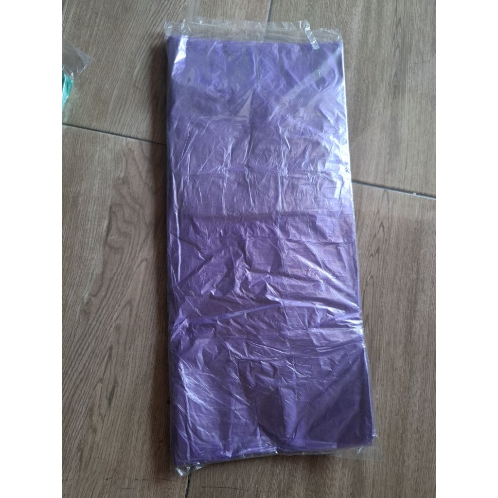 (1 meter) Plastik papiran/plastik meteran buat layangan papiran warna ungu