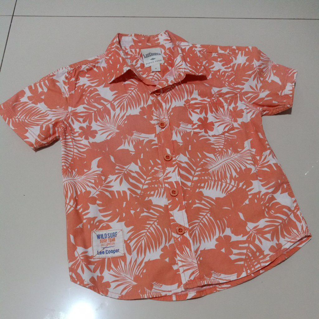 Kemeja Anak Laki laki Lee Cooper Size 4