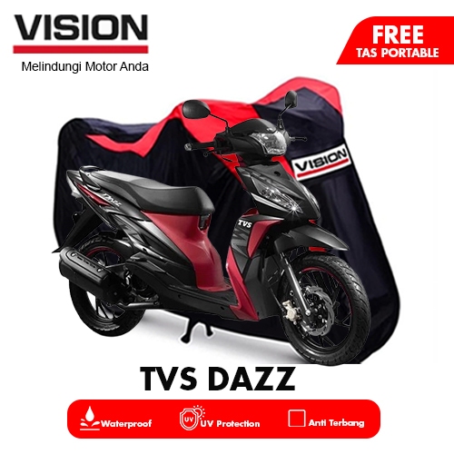 Vision Cover Motor TVS Dazz Waterproof