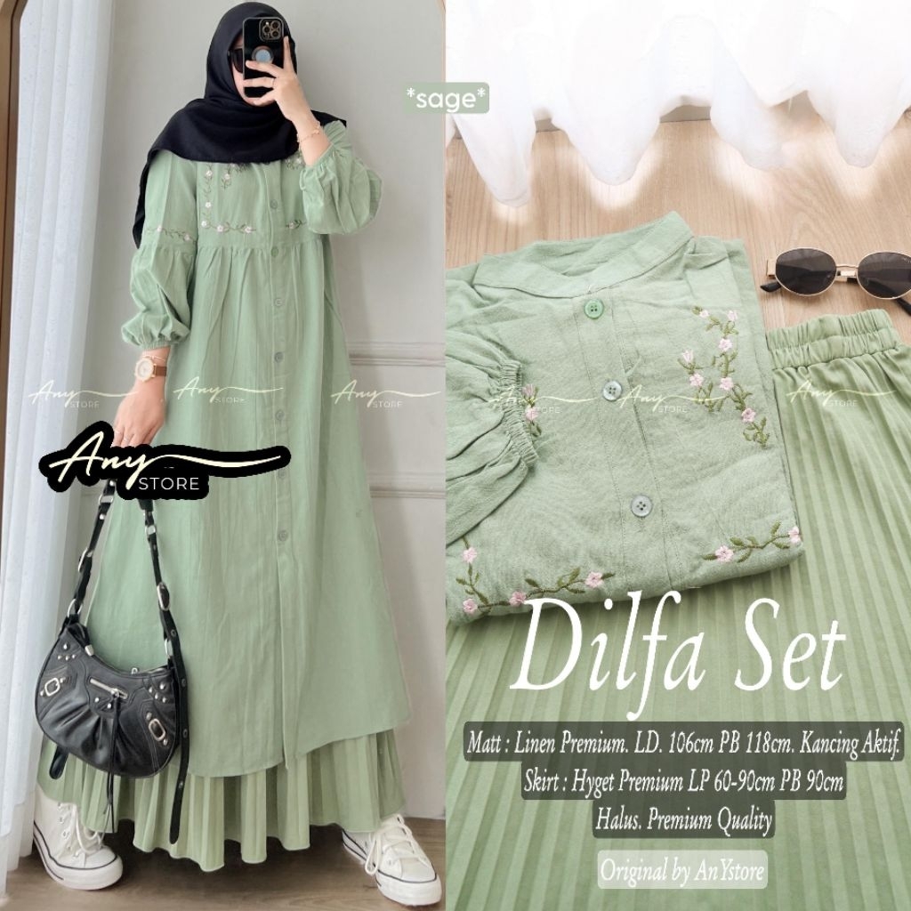 SETELAN WANITA DILFA SET • MIZA SET • IRENE SET • CHERIE SET • DELIMA SET • ELZAMA SET BY ANY