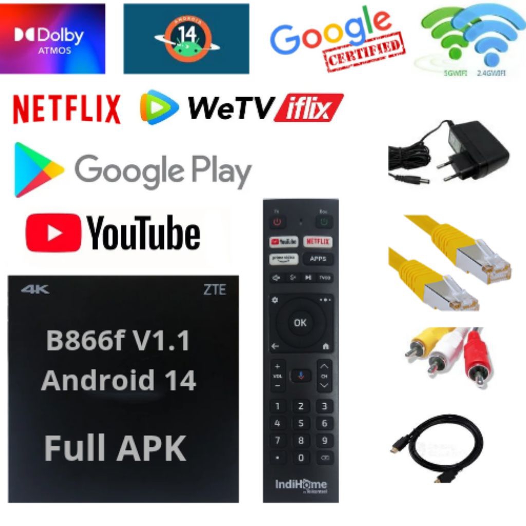 Android Tv Box 2+32 Root Remote Voice