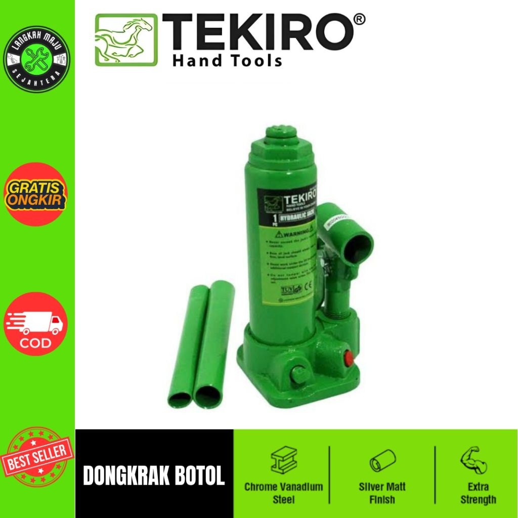TEKIRO Dongkrak Botol 50 Ton