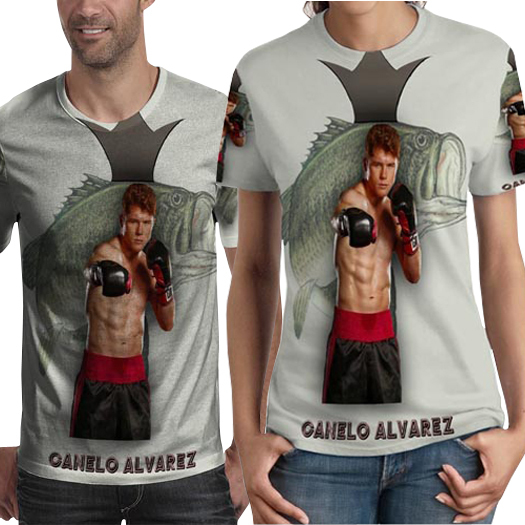 [PO 3 HARI] Kaos Canelo Alvarez Tshirt Unisex Bahan Polyester Jersey T-SHIRT Fullprint Tees Casual F