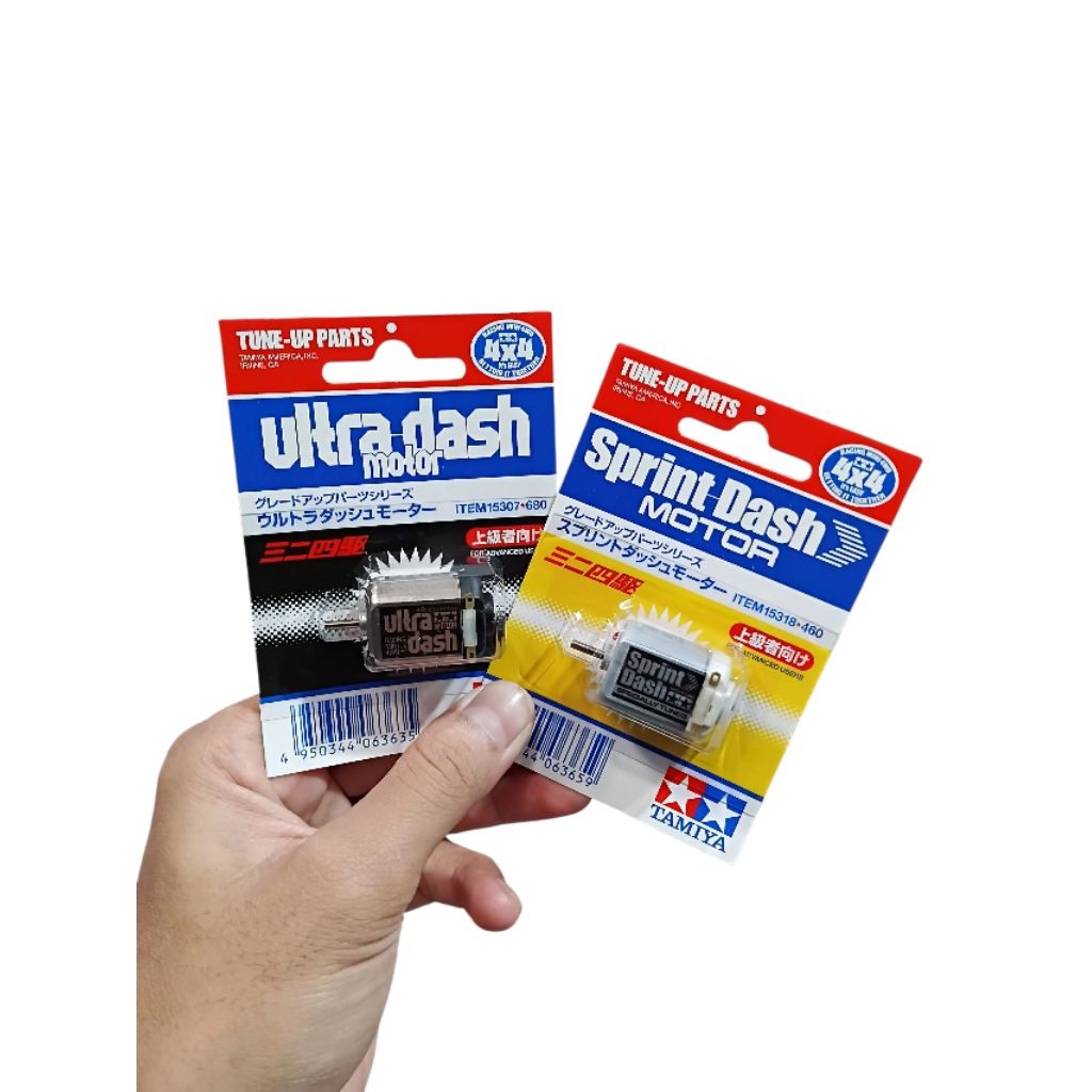 TAMIYA 15307 ULTRA DASH MOTOR + 15318 SPRINT DASH MOTOR