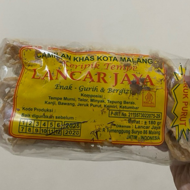 Lancar Jaya Keripik Tempe Malang